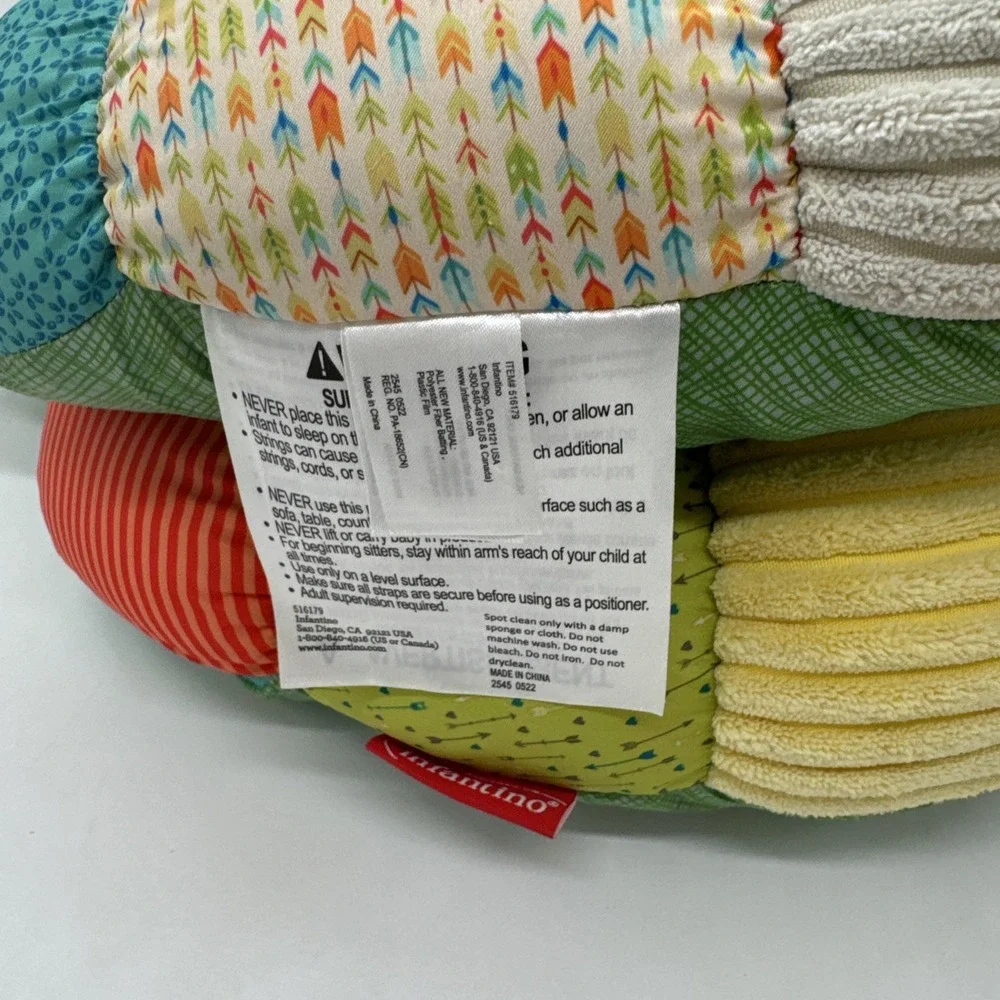 Infantino Prop-A-Pillar Tummy Time & Seated Support - Pillow Support for Baby
